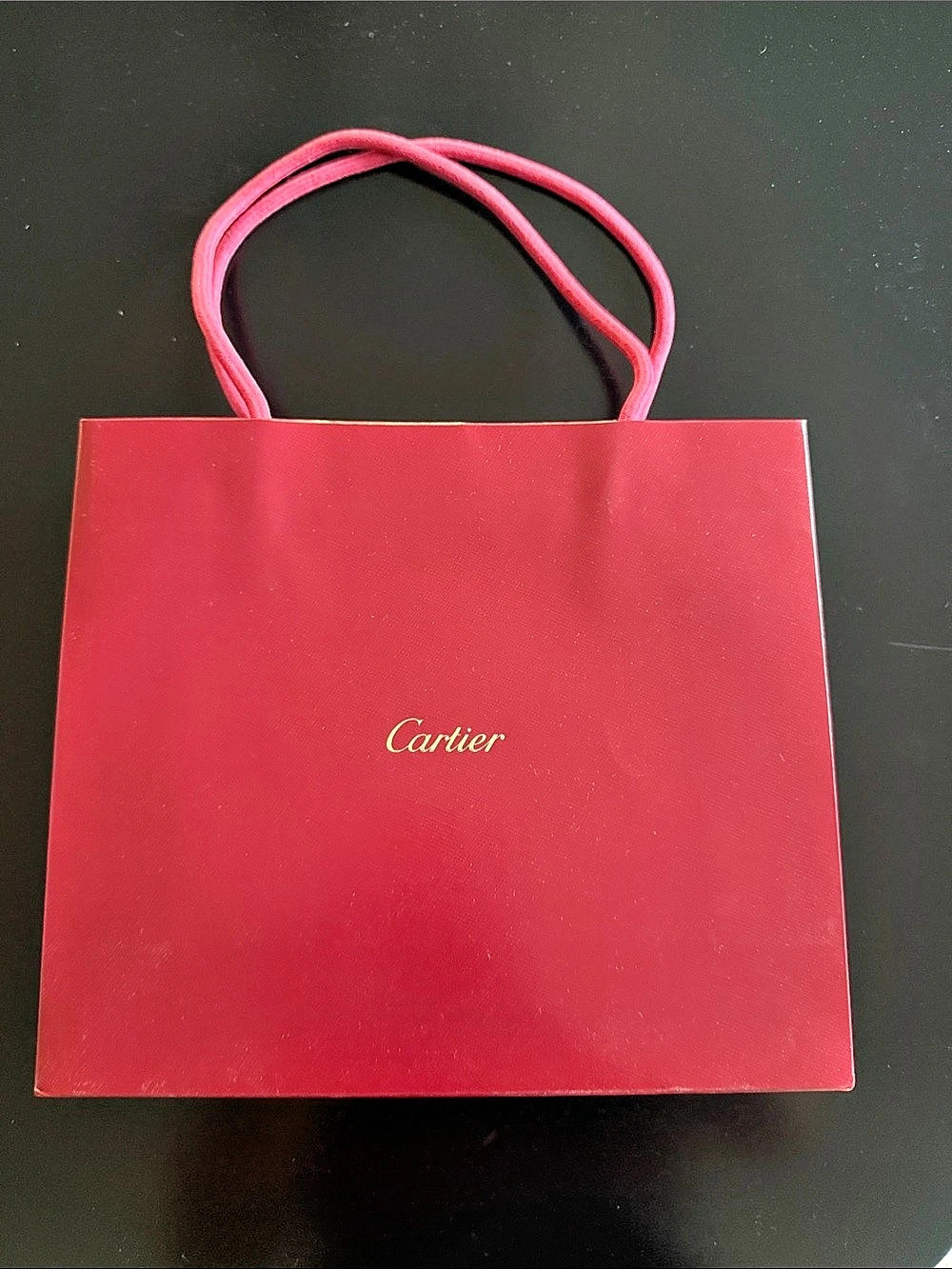 Cartier Red Shopping Gift Bag